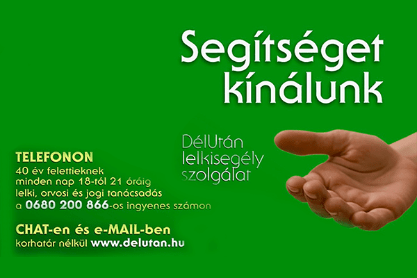 DélUtán lelkisegély szolgálat